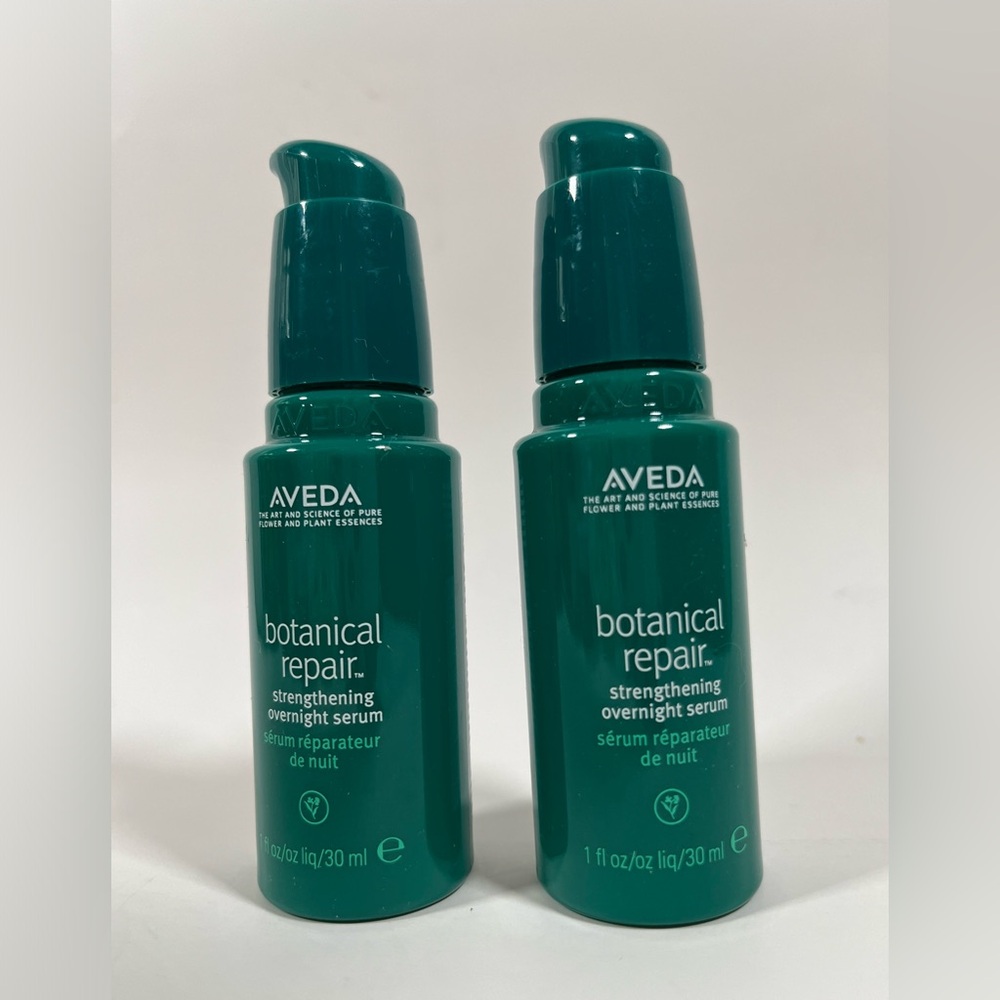 2xAveda Botanical Repair Strenghtening Overnight Serum 1 fl oz Travel Size NEW